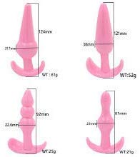 Load image into Gallery viewer, Bu~tt P~lu~g Anles Pl'ugs Vi~bration ma~Chine Toys for Men Women Couples Amal Bead Massa'ge Trainer,G69(4Pcs)

