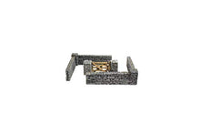 Load image into Gallery viewer, War World Gaming World at War Stone Wall and Pillar Sections Large Set – 28mm WW2 Normandy Wargame Terrain Model Diorama
