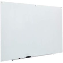 Load image into Gallery viewer, AmazonBasics Glass Dry-Erase Board - White, Magnetic, 6' x 4'
