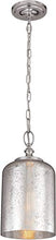 Load image into Gallery viewer, Feiss P1320PN Hounslow Glass Pendant Lighting, Chrome, 1-Light (7"Dia x 13"H) 60watts
