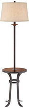 Load image into Gallery viewer, Chadwick Rustic Farmhouse Tray Table Floor Lamp - Franklin Iron Works
