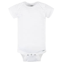 Load image into Gallery viewer, Gerber Baby 5-Pack Solid Onesies Bodysuits, White, Newborn
