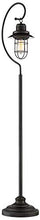Load image into Gallery viewer, Ulysses Rustic Industrial Floor Lamp LED Oil Rubbed Bronze Arched Top Arm Lantern Cage for Living Room Reading Bedroom - Franklin Iron Works

