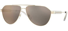 Load image into Gallery viewer, Versace Man Sunglasses, Gold Lenses Steel Frame, 62mm
