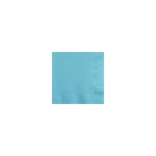 Load image into Gallery viewer, 50-Count Touch of Color 3-Ply Paper Beverage Napkins, Pastel Blue
