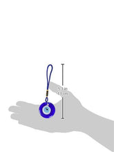 Load image into Gallery viewer, Luos Cultural Goods Evil Eye Home Protector - Glass Beads, Good Luck Charm, Doorway, Home Decoration, Wall Hanging, Gift Item, 2.75 Inches Wide

