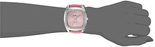 Load image into Gallery viewer, Peugeot Women's Crystal Bezel Boyfriend Watch, Easy to Read Dial with Colorful Leather Strap
