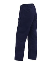 Load image into Gallery viewer, TICOMELA FR Pants for Men Flame Resistant Cargo Pants Lightweight 100% Cotton NFPA2112 7.5oz Black Elastic Waist Pants
