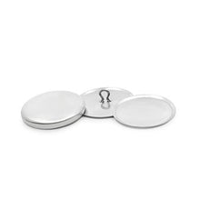 Load image into Gallery viewer, Dritz 1-1∕8" Craft Cover Buttons &amp; Tools, 1-1/8", 48ct, Gray/Silver 48
