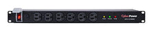 Load image into Gallery viewer, CyberPower CPS1215RMS Surge Protector, 120V/15A, 12 Outlets, 15ft Power Cord, 1U Rackmount
