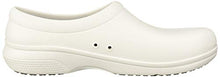 Load image into Gallery viewer, Crocs womens the Clock Work Medical Professional Shoe, White, 6 Women 4 Men US
