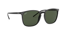 Load image into Gallery viewer, Ray-Ban Men's RB4387 Sunglasses, Black/Green, 56 mm
