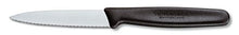 Load image into Gallery viewer, Victorinox 3.25 Inch Paring Knife with Serrated Edge, Spear Point, Black
