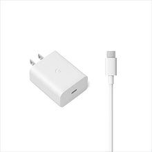Load image into Gallery viewer, Google 30W USB-C Charger and Cable - Fast Charging Pixel Phone Charger - Compatible with Google Products and Other USB-C devices
