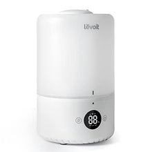 Load image into Gallery viewer, LEVOIT Humidifiers for Bedroom, Cool Mist Top Fill for Baby Nursery Kids and Plants with Essential Oils, Ultrasonic, Super Quiet, Easy Clean, BPA Free, 3L, White
