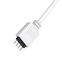 Load image into Gallery viewer, Nelyeqwo 2 Pack 5M 16.4ft RGB Extension Cable LED Strip Connector 4 Pin Solderless Strip Jumper Cables Kit with 4 Pack 4 Male Pin Connector for 5050 3528 RGB LED Strip Light
