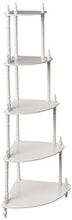 Load image into Gallery viewer, Frenchi Home Furnishing 5-Tier Corner Stand, White
