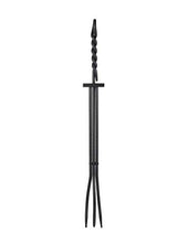 Load image into Gallery viewer, Minuteman International Rope Handle Single Tool, Fireplace Tongs, Standard 28-in, Black
