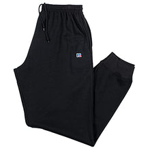 Load image into Gallery viewer, Russell Athletic Sweatpants for Men Big and Tall Fleece Joggers for Men Black

