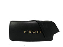 Load image into Gallery viewer, Versace VE2163 100281 63M Gold/Grey Polarized Rectangle Sunglasses For Men For Women+FREE Complimentary Eyewear Care Kit
