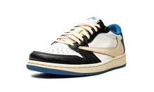 Load image into Gallery viewer, Nike Men's Air Jordan 1 Low OG Sp Travis Scott X Fragment, Sail/Black/Military Blue/Shy P, 7.5

