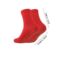 Load image into Gallery viewer, Self-heating Socks Winter Warm Socks, Men Women Self-heating Warm Socks Comfortable Stretch Durable Massage Warm And Cold-resistant Cotton Socks (Black)
