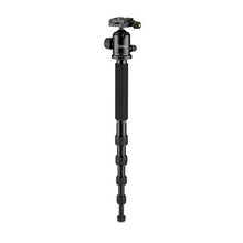 Load image into Gallery viewer, NATIONAL GEOGRAPHIC Travel Photo Tripod Kit with Monopod, Aluminium, 5-Section Legs, Twist Locks, Load up 8kg, Carrying Bag, Ball Head, Quick Release, NGTR002T

