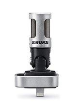 Load image into Gallery viewer, Shure MV88 Portable iOS Microphone for iPhone/iPad/iPod via Lightning Connector, Professional-Quality Sound, Digital Stereo Condenser Mic for Vloggers, Filmmakers, Music Makers and Journalists
