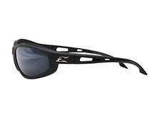 Load image into Gallery viewer, Edge TSM21-G15-7 Dakura Polarized Wrap-Around Safety Glasses, Anti-Scratch, Non-Slip, UV 400, Military Grade, ANSI/ISEA &amp; MCEPS Compliant, 5.04" Wide, Matte Black Frame / G-15 Silver Mirror Lens
