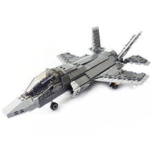 Load image into Gallery viewer, MEOA Military Stem Building Toys for 3 4 5 6 7 8 9 10 11 12+ Year Old Boys 646pcs F35 Lightning II Fighter Building Blocks Sets Jet Airplane Model Kits
