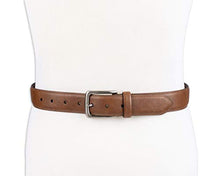 Load image into Gallery viewer, Columbia Men's Trinity Logo Belt-Casual Dress with Single Prong Buckle for Jeans Khakis , Tan, 38
