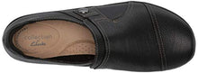 Load image into Gallery viewer, Clarks Women's Cora Poppy Loafer, Black Tumbled, 7.5
