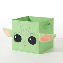 Load image into Gallery viewer, Idea Nuova Star Wars: The Mandalorian, The Child Figural Storage Cube, 10"" x10 x10 (WK330468)
