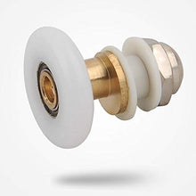 Load image into Gallery viewer, Sliding Door Pulleys Glass Bearing Rollers Shower Door Rollers Replacement Bathroom Pan Glass for Sliding Door Sliding Door Rollers Replacement Shower Door Hardware Installation Kit (diameter 19 mm)
