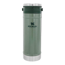 Load image into Gallery viewer, Stanley Classic Travel Press 16oz with Carry Loop, Stainless Steel French Press Coffee Maker, BPA Free Campfire Coffee Pot Heats up Tea or Soup, Great for Camping and Travel, Dishwasher Safe
