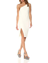 Load image into Gallery viewer, LIKELY Women's Helena One Shoulder Dress, White, 0
