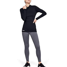 Load image into Gallery viewer, Under Armour Women's ColdGear Authentics Compression Mock , Black (001)/Metal , Large
