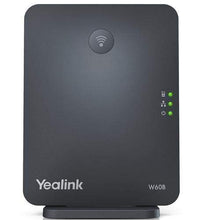 Load image into Gallery viewer, Yealink W60P Cordless DECT IP Phone and Base Station, 2.4-Inch Color Display. 10/100 Ethernet, 802.3af PoE, Power Adapter Included
