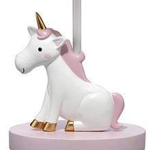 Load image into Gallery viewer, Bedtime Originals Rainbow Unicorn Lamp with Shade &amp; Bulb, White
