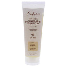 Load image into Gallery viewer, Shea Moisture 100 Percent Virgin Coconut Oil Daily Hydration Styling Gel for Unisex, 8 Ounce
