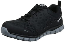 Load image into Gallery viewer, Reebok mens Rb4041 Sublite Cushion Work Safety Toe Athletic Work Industrial Construction Shoe, Black, 9.5 US

