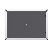 Load image into Gallery viewer, Umbra Trigon, Wall Mounted Bulletin Board, Magnetic Board, and Message Board, White
