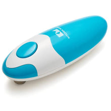 Load image into Gallery viewer, Kitchen Mama Electric Can Opener : Open Your Cans with A Simple Push of Button - No Sharp Edge, Food-Safe and Battery Operated Handheld Can Opener (Sky Blue)
