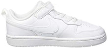 Load image into Gallery viewer, Nike Boy's Court Borough Low 2 (Little Kid) White/White/White 3 Little Kid M
