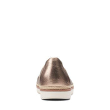 Load image into Gallery viewer, Clarks womens Serena Kellyn Loafer Flat, Metallic Leather, 8 Wide US
