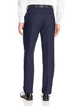 Load image into Gallery viewer, Kenneth Cole REACTION Men's Stretch Modern-Fit Flat-Front Pant, Navy, 36x34
