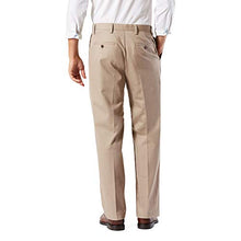 Load image into Gallery viewer, Dockers Men's Classic Fit Easy Khaki Pants - Pleated (Standard), Timber Wolf (Stretch), 42 30
