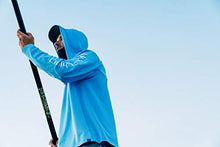 Load image into Gallery viewer, Huk Men's Icon X Hoodie | Fishing Shirt with +50 UPF Sun Protection, Carolina Blue, Medium
