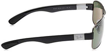 Load image into Gallery viewer, Ray-Ban Men's RB3522 Metal Sunglasses, Gunmetal/Polarized Green, 64 mm
