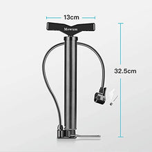 Load image into Gallery viewer, Mewum Bicycle pumps,Bike Pump Ergonomic Bicycle Pump with Large Pressure Gauge Bicycle Floor Pump fits Valve for Road Bike, MTB, Hybrid, Balls, 200PSI
